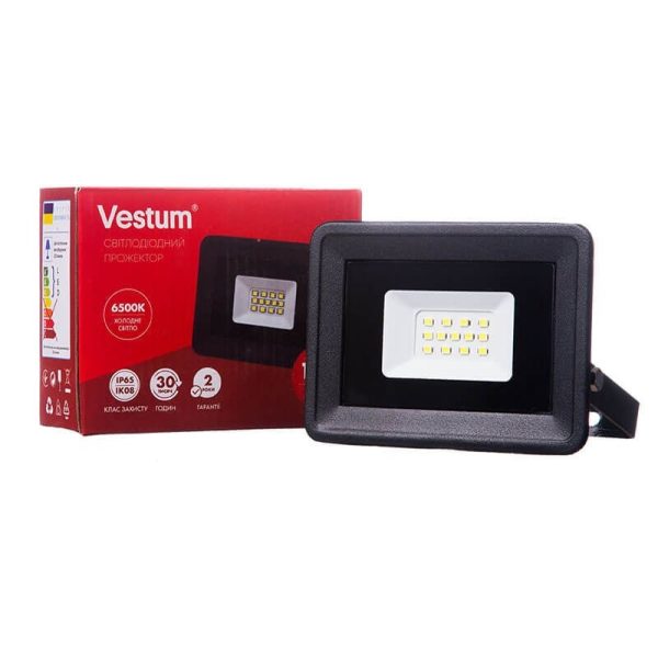 Світлодіодний прожектор VESTUM 10W 6500K