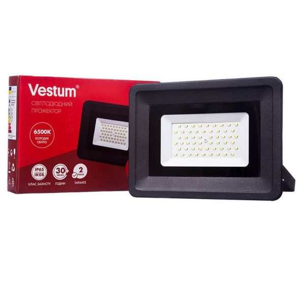 Світлодіодний прожектор VESTUM 50W 6500K