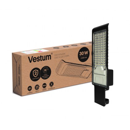 Світильник консольний LED VESTUM 30W 3000Lm 6500K IP65