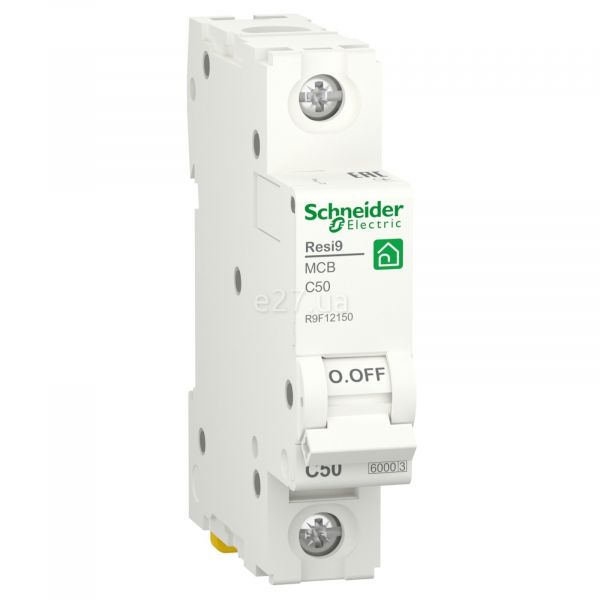 Автоматичний вимикач Schneider RESI9 6kA 1P 50A C