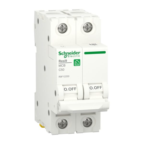 Автоматичний вимикач Schneider RESI9 6kA 2P 50A C