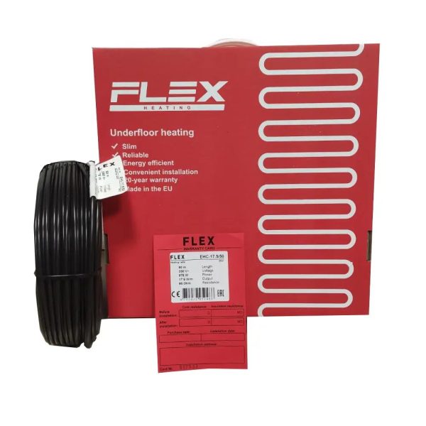 Нагрівальний кабель FLEX 120 м, 2100 Вт