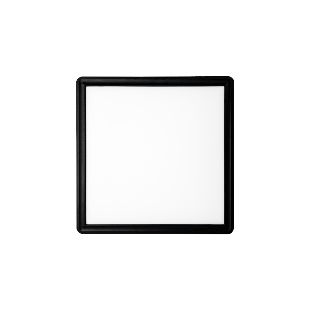 LED світильник ДББ MILLENNIUM чорний Violux квадрат 26W 5000К ІР20 фото 2