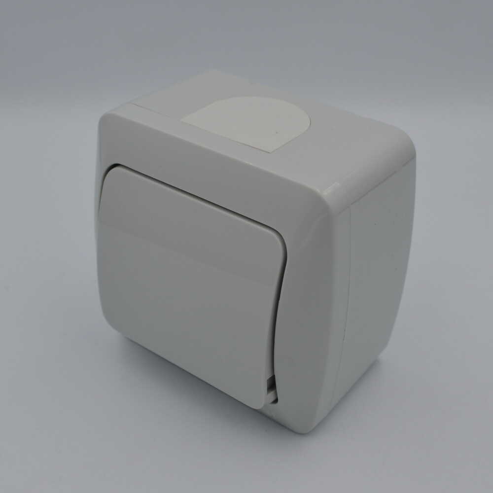 Вимикач EVA світло-сірий 1кл накладний IP54 фото 3