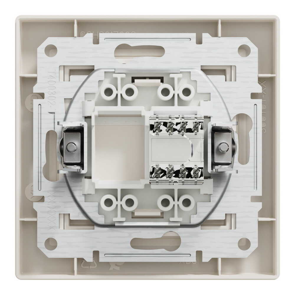 Розетка SCHNEIDER ASFORA компютерна RJ45 кремова фото 2