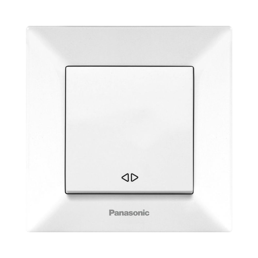 Вимикач Panasonic Arkedia Slim 1-клавішний перехресний білий Вимикач Panasonic Arkedia Slim 1-клавішний перехресний білий