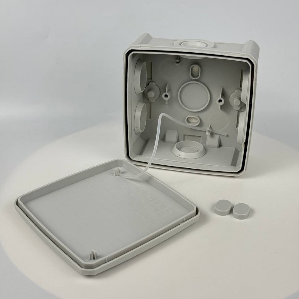 Коробка розподільча СКІМ 114х114х54 (К115) сіра IP65 фото 3