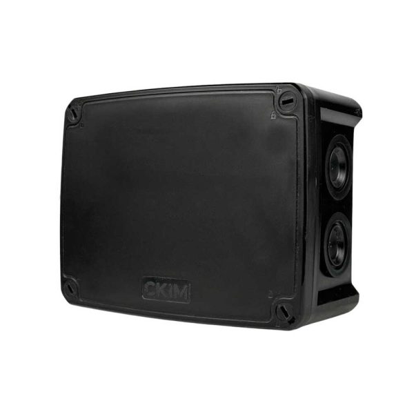 Коробка розподільча СКІМ 163х123х68 (К160В) чорна IP66