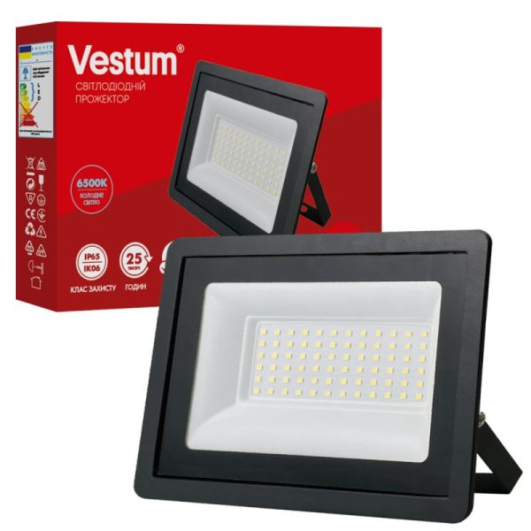 Прожектор LED Vestum 50W 6500 180-260V IP65