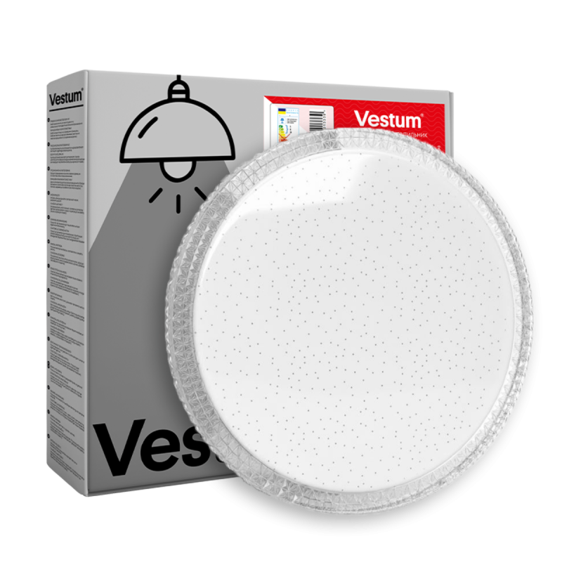Світильник LED Vestum CRYSTAL зоряне небо 40W 49065мм 4000K Світильник LED Vestum CRYSTAL зоряне небо 40W 49065мм 4000K
