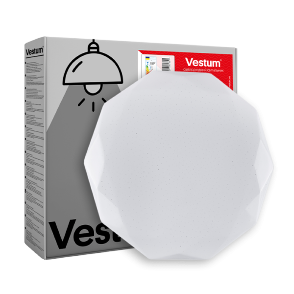 Світильник LED Vestum DIAMANT зоряне небо 20W 340*55 4000K