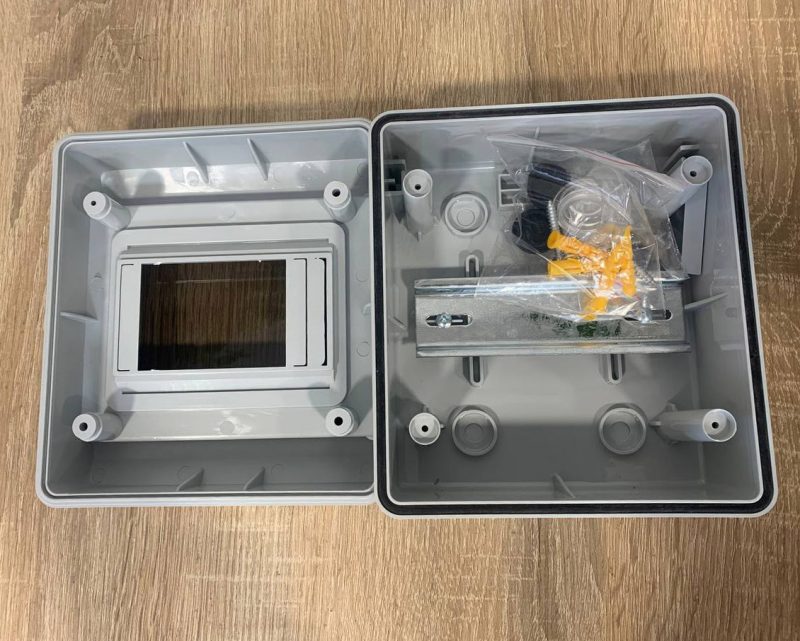 Бокс пластиковий СКІМ 5 модулів накладний IP65 прозора дверка фото 2