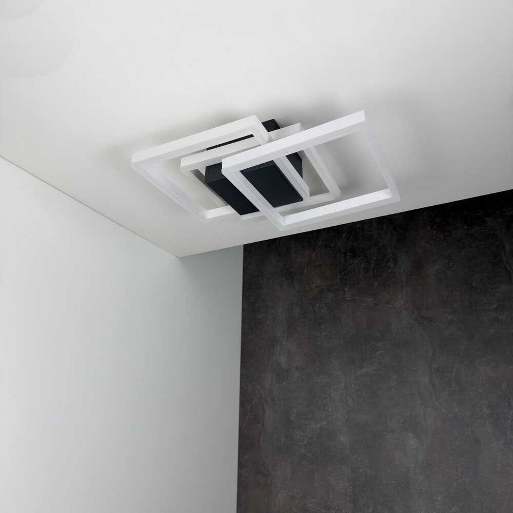 Світильник smart Violux RAFAEL 100W 3000K-5000K 8500LM прямокутний білий+ чорний 500×410 фото 3