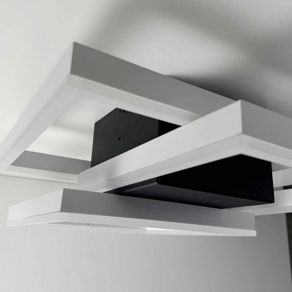 Світильник smart Violux RAFAEL 100W 3000K-5000K 8500LM прямокутний білий+ чорний 500×410 фото 4