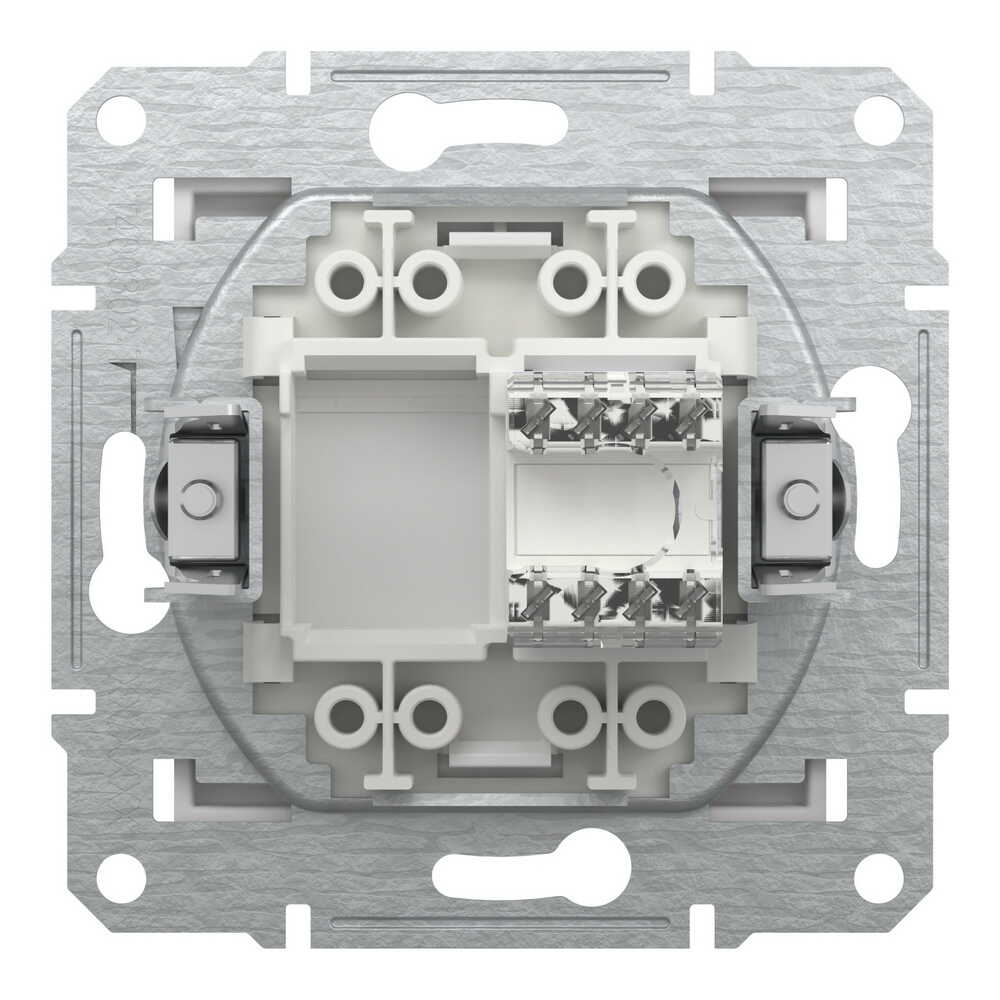 Розетка SCHNEIDER ASFORA RJ45 тип UTP білий без рамки фото 2